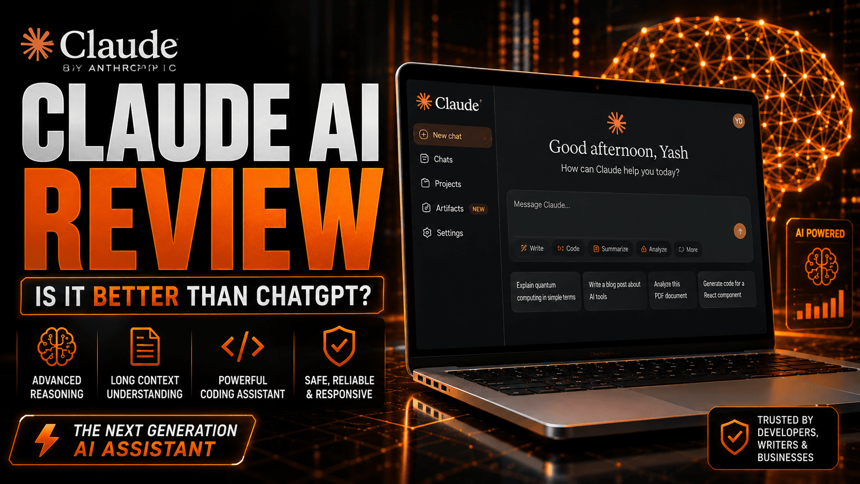 Claude AI Review (2026): Is It Better Than ChatGPT? Features, Pricing, Pros & Cons
